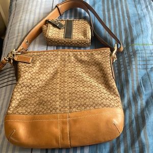 Authentic coach shoulder/ Sling bag